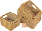 myHomeBody Wicker Storage Basket, Storage Cubes, Woven Baskets by myHomeBody