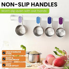 Spring Chef Magnetic Stainless Steel Measuring Cups, Kitchen Tools - Image 4