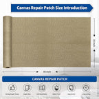 KING MOUNTAIN Linen Repair Patches, Self-Adhesive Linen Fabric Patches - Image 2