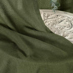 YoungsTex Olive Green Linen Curtains - Image 7