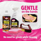Quick N Brite Fireplace Cleaning Kit – Includes 24 oz Fireplace Glass Cleaner - Image 4