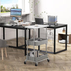 Simple Houseware 2-Tier Rolling Utility Cart - Image 2