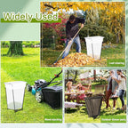 Gisafai 3 Pieces Metal Leaf Bag Holder Stand Portable Trash Bag Holder Frame - Image 3