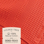 GILDEN TREE Waffle Bath Sheet Large Bath Towels Quick Dry Thin Body Towels - Image 2