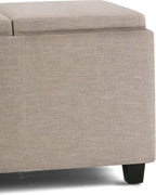SIMPLIHOME Avalon 42 inch Wide Contemporary Rectangle Storage Ottoman in - Image 9