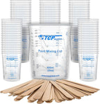TCP Global 20 oz. Graduated Plastic Mixing Cups by TCPGlobal