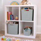 Curver Jute Decorative Plastic Organization and Storage Basket Perfect Bins - Image 7