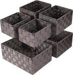 Woven Storage Baskets, Storage Bins, Cube Basket Container Baskets Storage by Uvellgift