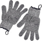 Exfoliating Gloves with Hanging Loop by Meiyante