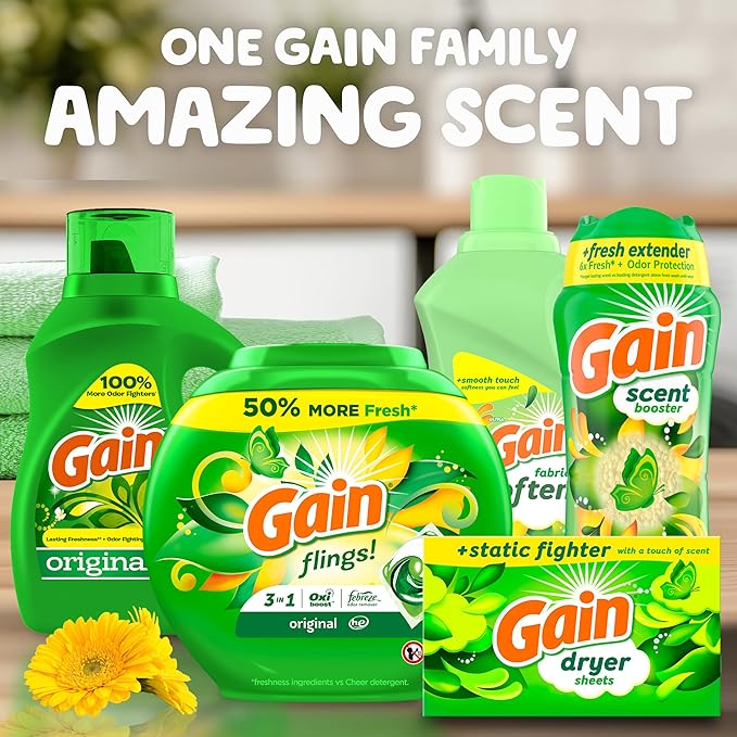 Gain Fireworks In-Wash Scent Booster Beads, 24 oz, Laundry Scent Boosters - Image 7