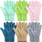 Bencailor 6 Pairs Microfiber Dusting Gloves, Dusting Cleaning Gloves Microfiber by Bencailor