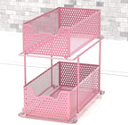 SIMPLE HOUSEWARE 2 Tier Sliding Cabinet Basket Organizer Drawer - Image 6