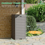 Outdoor Trash Can, 31 Gallon Garbage Can - Image 2