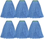 Matthew Cleaning 24oz 6Pack Cotton Floor Mop, Cotton Looped-Open String Heavy by MATTHEWCLEANINGPRODUCTS