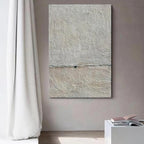 NANKAI Hand painted Minimalist Black and White art canvas Abstract Oil painting - Image 5