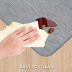 Kuyal Office Chair Mat for Hardwood Floor, Anti Slip, Non-Curve Computer Chair - Image 4