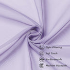 Chyhomenyc Sheer Lilac Valances - Image 7