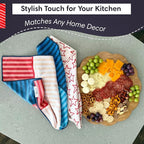 2 Double Sided Microfiber Hand Towels, 17x27 Inches Waffle Design Kitchen - Image 5