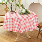 Waterproof Plaid Tablecloth Fabric by Essifunia