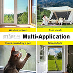 Black Window Screen Repair Tape, 2 in X 8.5 FT, Screen Repair Kit - Image 5