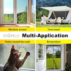 Black Window Screen Repair Tape, 2 in X 15 FT, Screen Repair Kit - Image 5