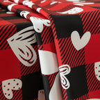 Waterproof Checkered Tablecloth Fabric - Image 7
