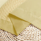 Chyhomenyc Yellow Sheer Curtains 30 inch Length 2 Panels, Light Filtering Voile - Image 6