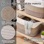 OIAHOMY Storage Basket, Woven Baskets - Image 8