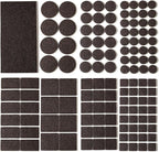 Felt Furniture Pads for Hardwood Floors 129 Piece, Furnigear Anti Scratches by Furnigear