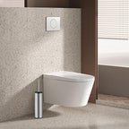 BGL Chrome Toilet Brush and Holder, Stainless Steel Toilet Brushes - Image 8