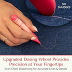 Fabric Markers for Sewing – Ergonomic Tailors Chalk Pen - Image 3