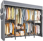 Raybee Clothes Rack with Cover, 1150LBS Heavy Duty Clothing Rack - Image 6