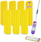 7 Count Reusable Mop Pads for Swiffer PowerMop -MEXERRIS Microfiber Wet Mops - Image 8