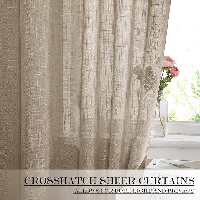 NICETOWN Sheer Door Panel Curtain - Image 5