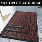 Yimobra Large Door Mat Outside Entrance 47x32, Waterproof Heavy Duty Outdoor - Image 2