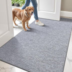 LUMI Ultra Thin Door Mat for Entryway, Easy Clean Welcome Entrance Mat for by LUMI