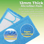 Reusable Mop Pad for Swiffer Sweeper Mop, 12.5'' Microfiber Mop Pad Refill - Image 4