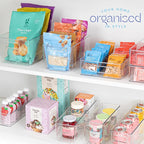 Plastic Food Storage 2 Pack Clear Container Bin - Image 7