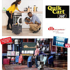 dbest products Quik Cart 360 Four Wheeled Rolling Crate Teacher Utility - Image 5
