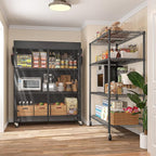 REIBII 4-Tier Storage Shelves Wire Shelving Unit - Image 2
