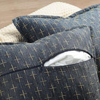 ZWJD Pillow Covers 22x22 Set of 2 Soft Polyester Textured Pillow Covers - Image 3