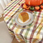 Waterproof Plaid Tablecloth Fabric - Image 7
