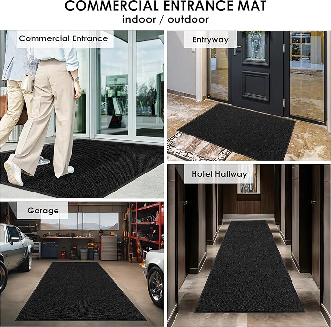 4′ x 48′ Front Door Mat Indoor Outdoor Entrance, Commercial Floor Mat Heavy - Image 8