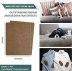 Azobur Couch Patch Repair Fabric, Microfiber Fabric, Self-Adhesive, - Image 2