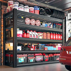 48" W Metal Shelving 5 Tier Garage Shelving 3000LBS Storage Shelves Adjustable - Image 4