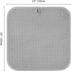 Microfiber Waffle Face Towels, 2 Pieces, Fast Drying, Lint Free - Image 7