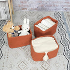 Cotton Rope storage Basket Bins Woven Basket - Image 4