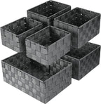 Woven Storage Baskets, Storage Bins, Cube Basket Container Baskets Storage by Uvellgift