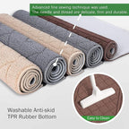 REFETONE Indoor Doormat, Front Back Door Mat 32"x48" Absorbent Rubber Backing - Image 5