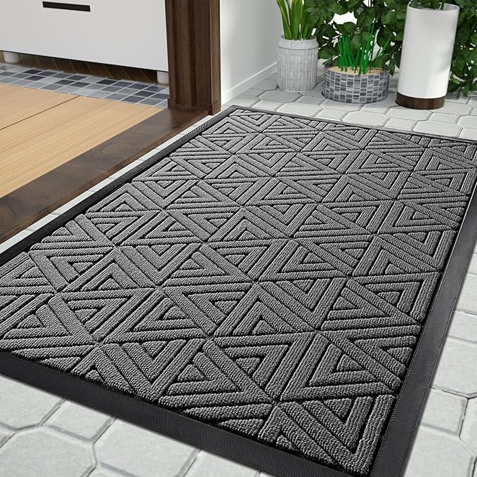Yimobra Large Door Mat 36x24, All-Weather Waterproof Non-Slip Welcome Matt by Yimobra